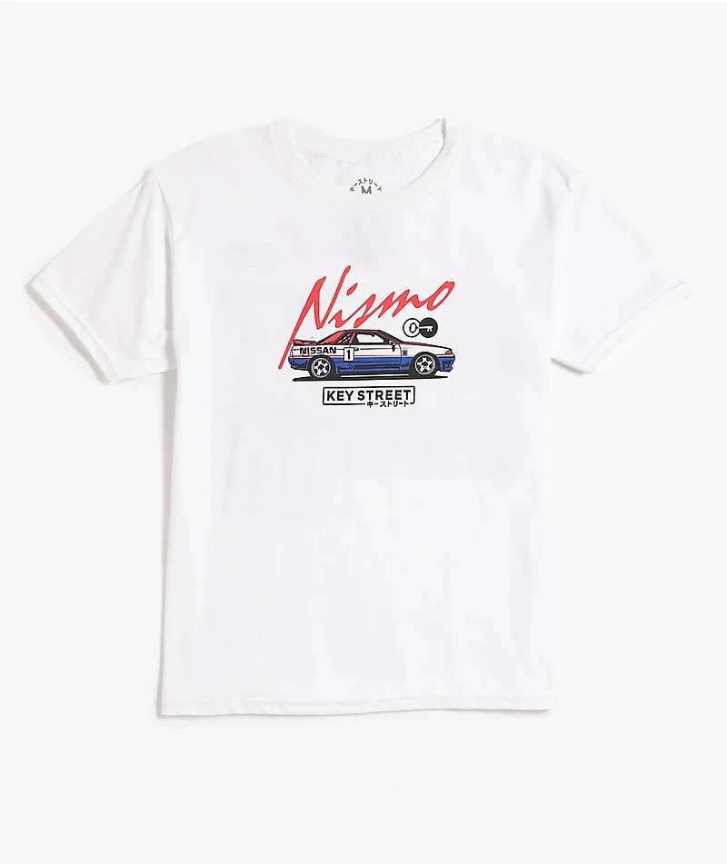 Key Street x NISMO Kids Pit Crew White T-Shirt