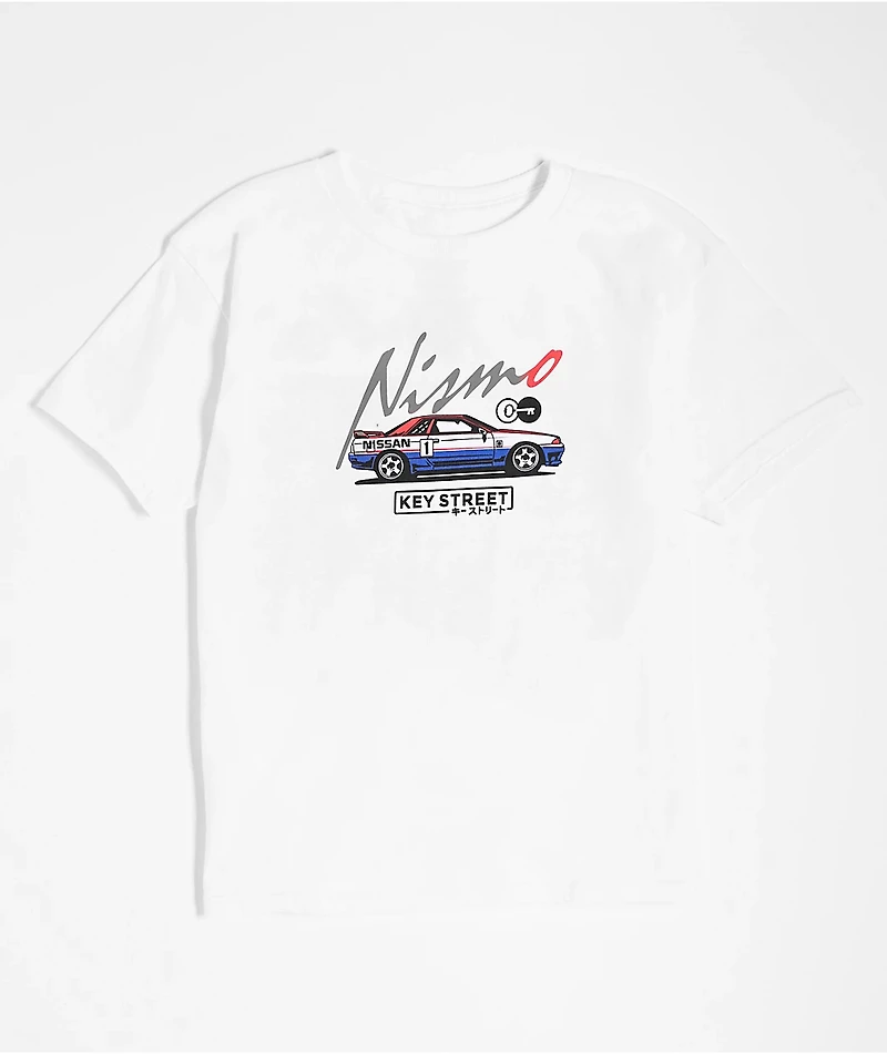 Key Street x NISMO Kids Pit Crew White T-Shirt