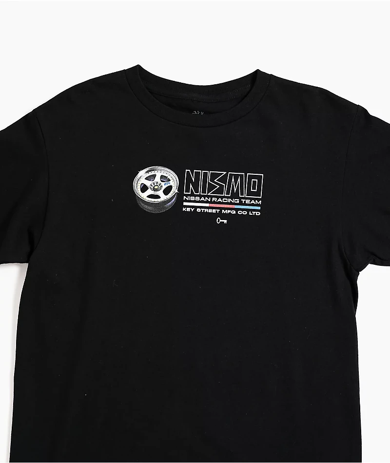 Key Street x NISMO Kids Wheel Black T-Shirt