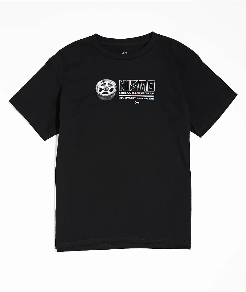Key Street x NISMO Kids Wheel Black T-Shirt