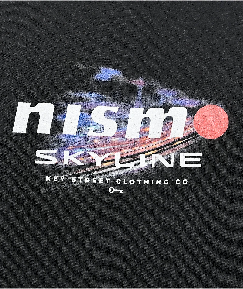 Key Street x NISMO Skyline Black T-Shirt