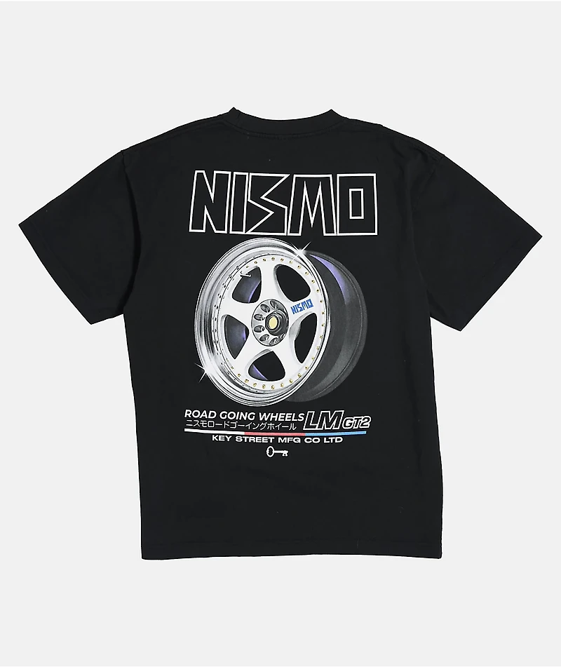 Key Street x NISMO Wheel Black T-Shirt