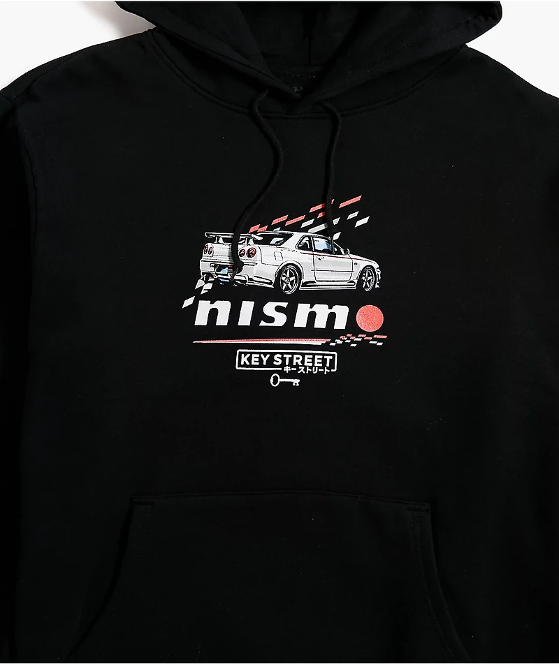 Key Street x Nismo GTR Black Hoodie