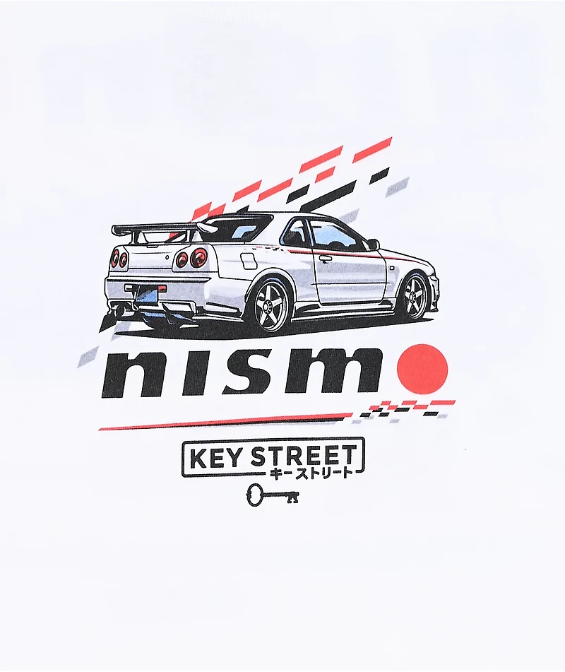 Key Street x Nismo Kids GTR White T-Shirt