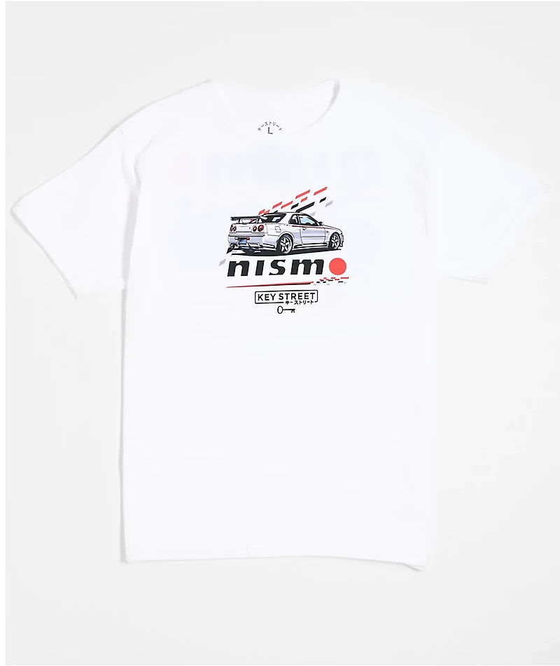 Key Street x Nismo Kids GTR White T-Shirt