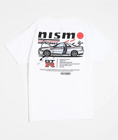 Key Street x Nismo Kids GTR White T-Shirt