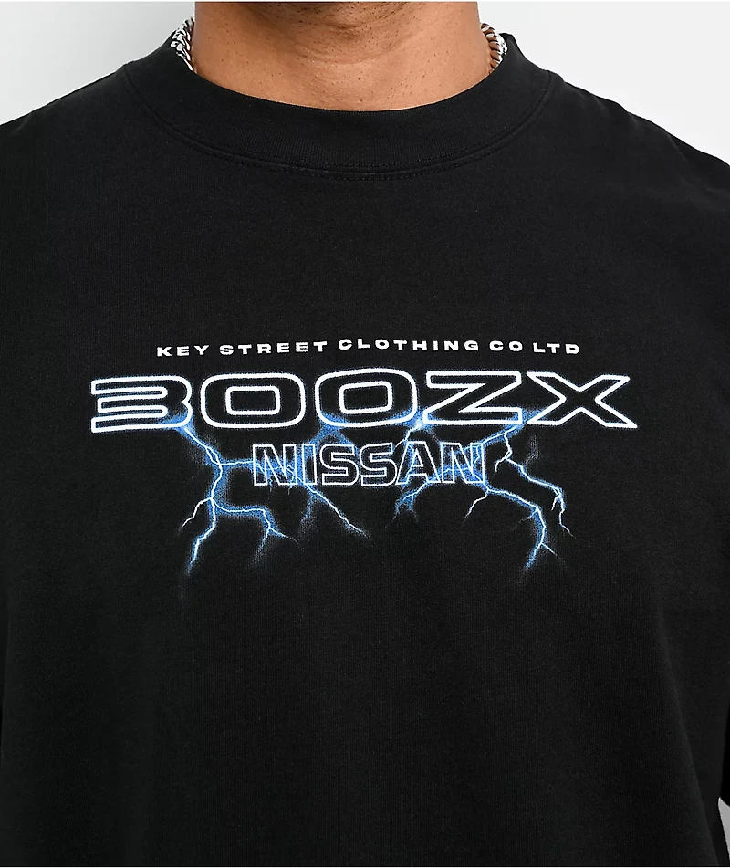 Key Street x Nissan 300ZX Black T-Shirt