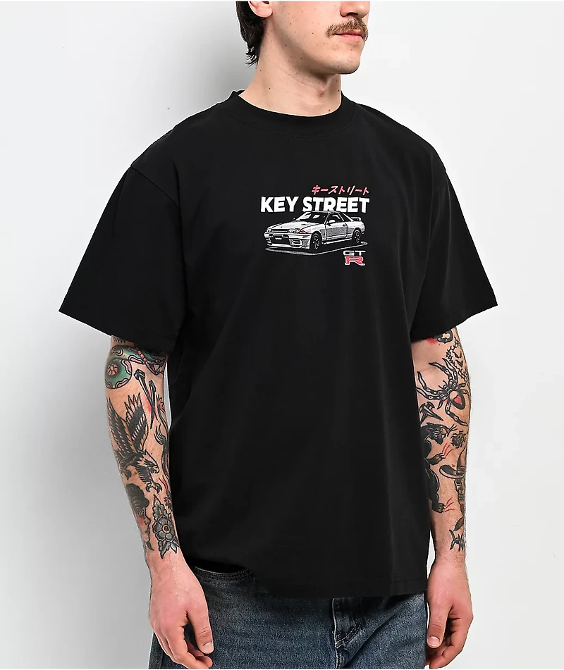 Key Street x Nissan Generations Black T-Shirt