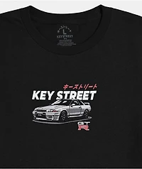 Key Street x Nissan Kids Generation Black T-Shirt