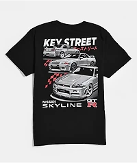 Key Street x Nissan Kids Generation Black T-Shirt