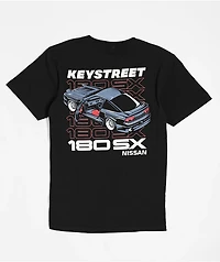 Key Street x Nissan Kids Type X Black T-Shirt