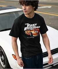 Key Street x The Fast And Furious Brian's Car Black T-Shirt