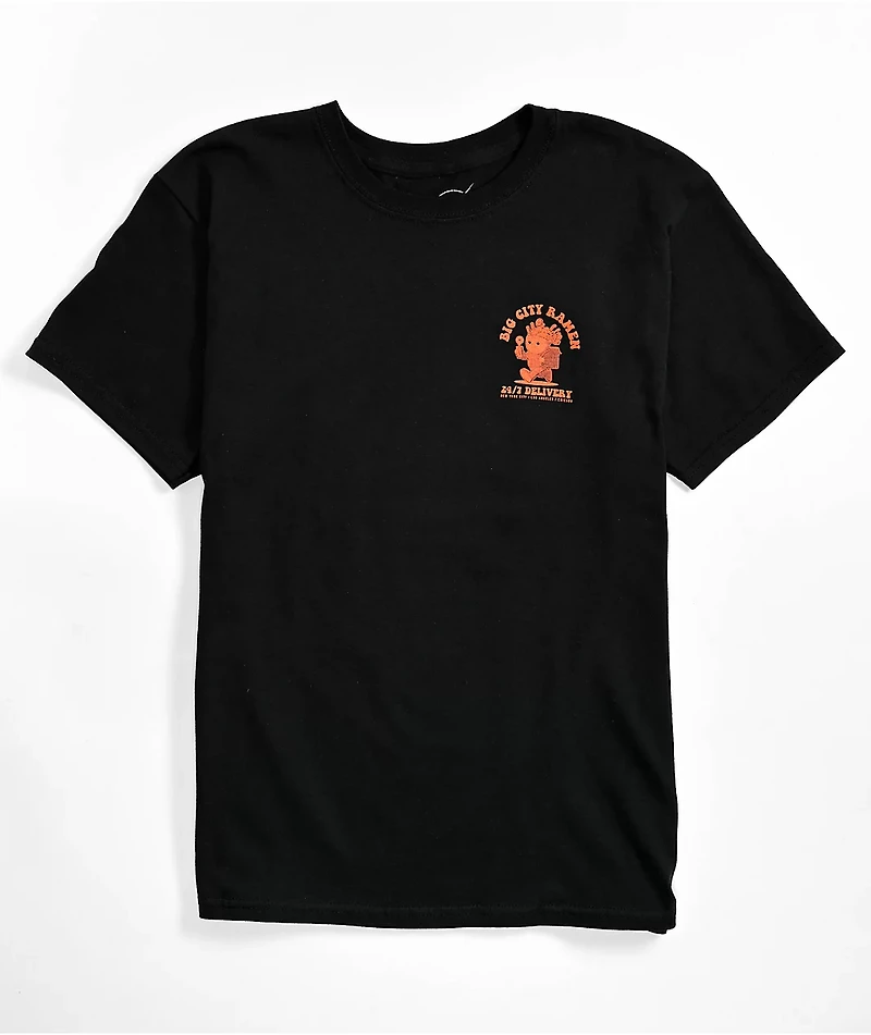 Kids Big City Ramen Black T-Shirt