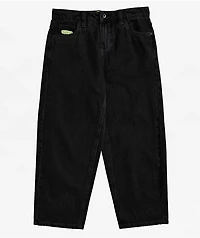 Kids Empyre Ultra Loose Shmutz Black Denim Jeans
