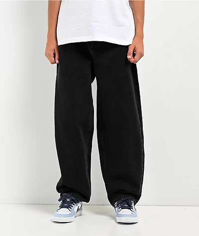 Kids Empyre Ultra Loose Shmutz Black Denim Jeans