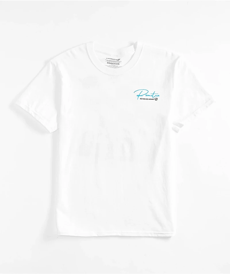 Kids Primitive x Dodge Powered White T-Shirt