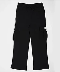 Kids Pro Club Black Cargo Sweatpants
