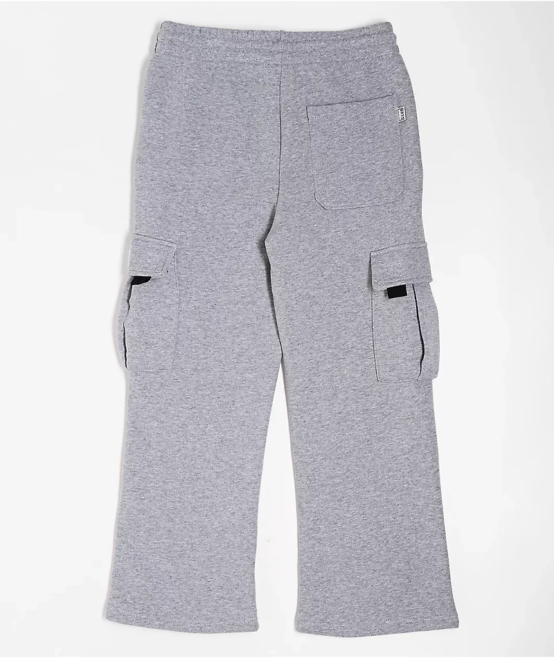 Kids Pro Club Grey Cargo Sweatpants