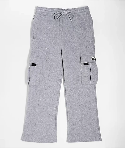 Kids Pro Club Grey Cargo Sweatpants