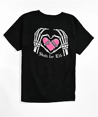 Kids Skate For Life Black T-Shirt