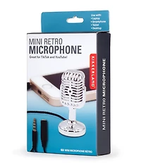Kikkerland Design Karaoke Mini Microphone