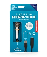 Kikkerland Design Plug & Play Mini Microphone