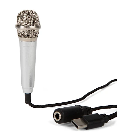 Kikkerland Design Plug & Play Mini Microphone