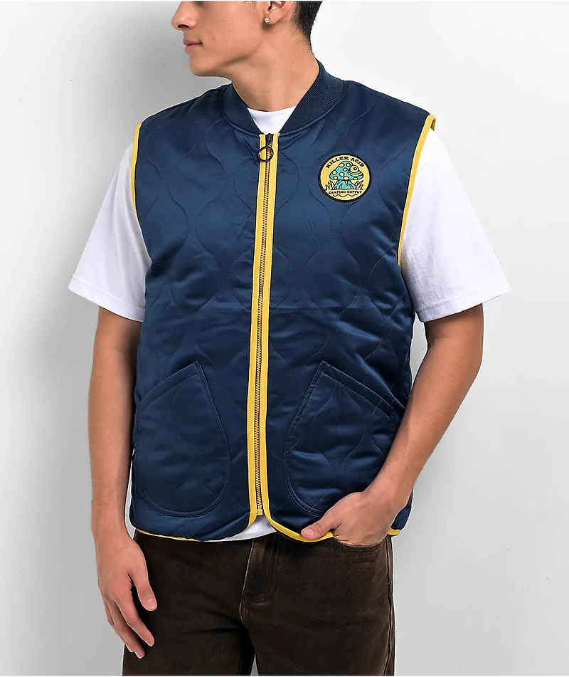 Killer Acid 6 Pack Navy & Yellow Vest