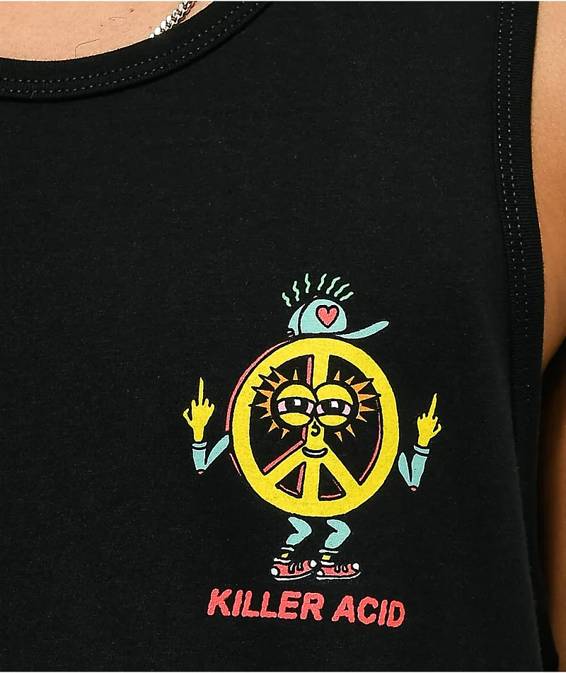 Killer Acid All The Feels Black Tank Top