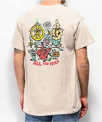 Killer Acid All The Feels Cream T-Shirt