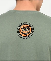 Killer Acid Basketball Sage Green T-Shirt
