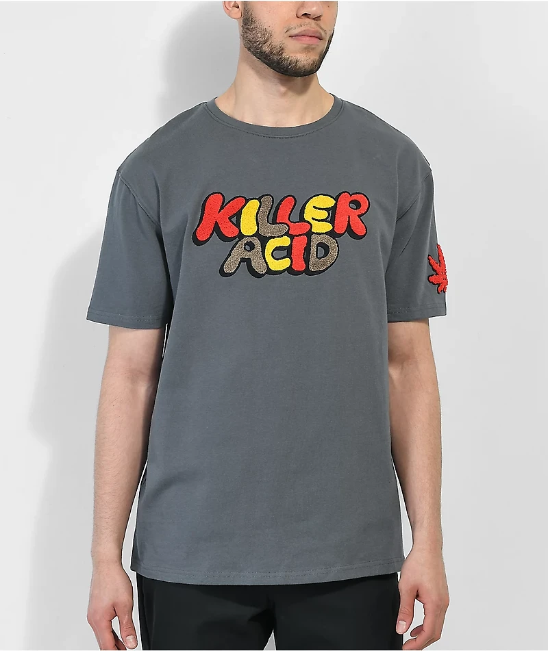 Killer Acid Big Logo Grey T-Shirt