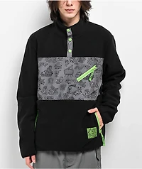 Killer Acid Buzz Off Black Fleece Jacket