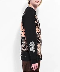 Killer Acid DIY Black Crewneck Sweatshirt