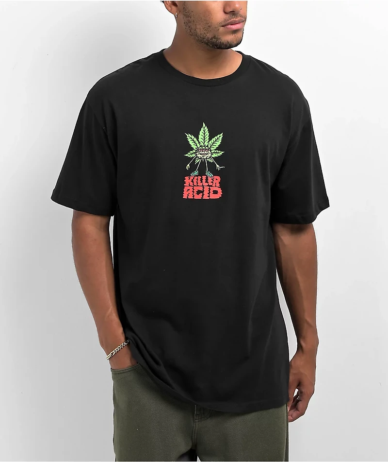 Killer Acid Drug Test Black T-Shirt