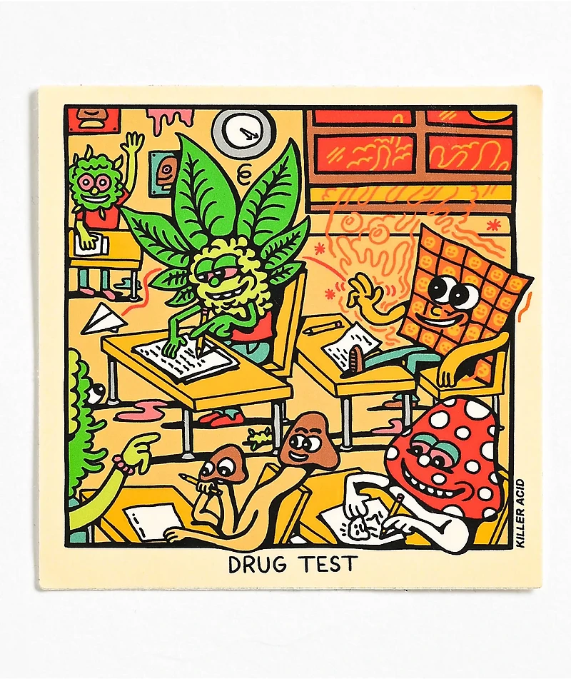 Killer Acid Drug Test Sticker