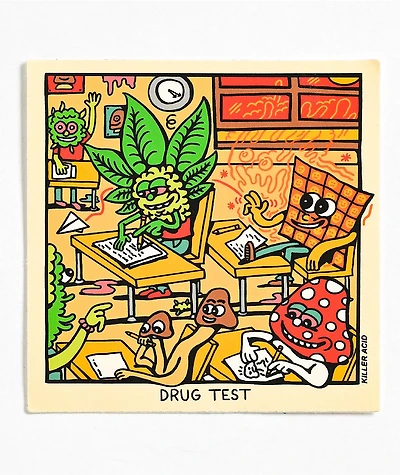 Killer Acid Drug Test Sticker
