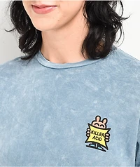 Killer Acid Duality Blue Mineral Wash T-Shirt