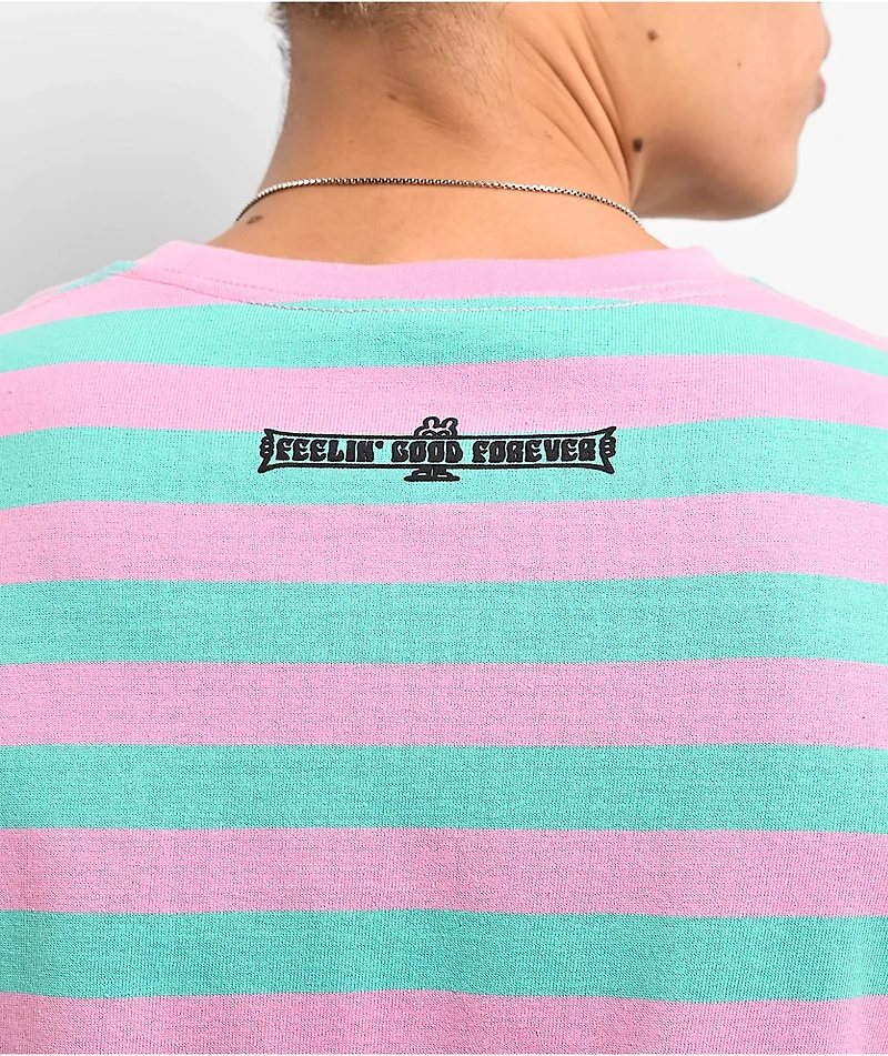 Killer Acid Feel Good Pink & Green T-Shirt