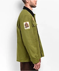 Killer Acid Freaks Of Nature Olive Chore Jacket