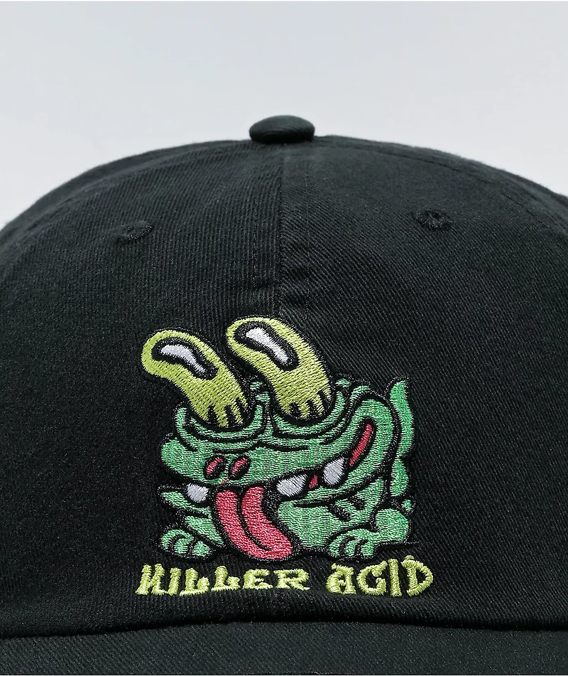 Killer Acid Froggy Black Strapback Hat