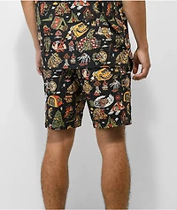 Killer Acid Get Lost Black Shorts