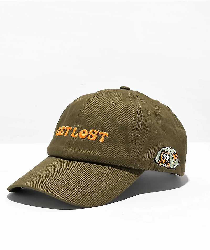 Killer Acid Get Lost Green Strapback Hat