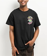 Killer Acid Globe Trotter Black T-Shirt