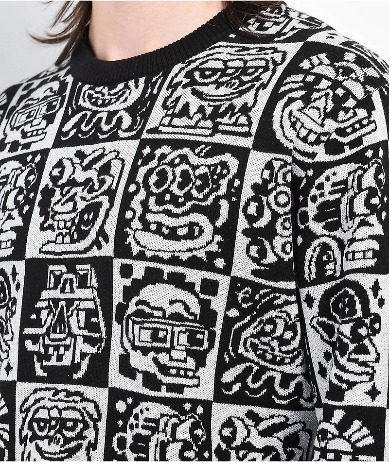 Killer Acid Heads Black Sweater