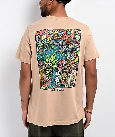 Killer Acid High Score Natural T-Shirt