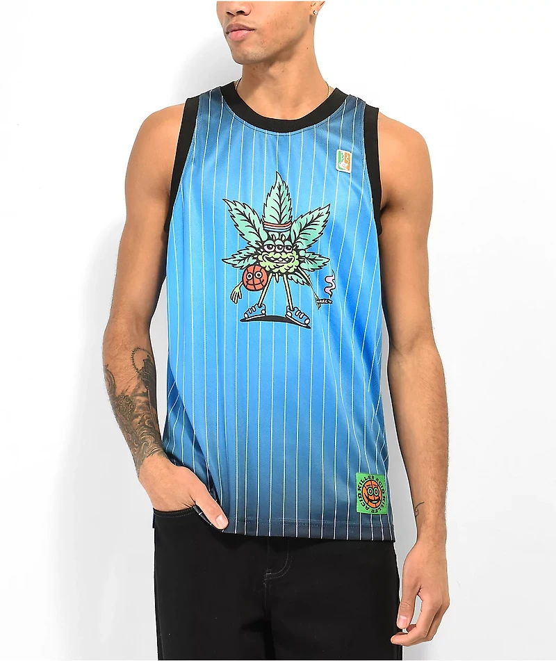 Killer Acid Kaba Blue Basketball Jersey