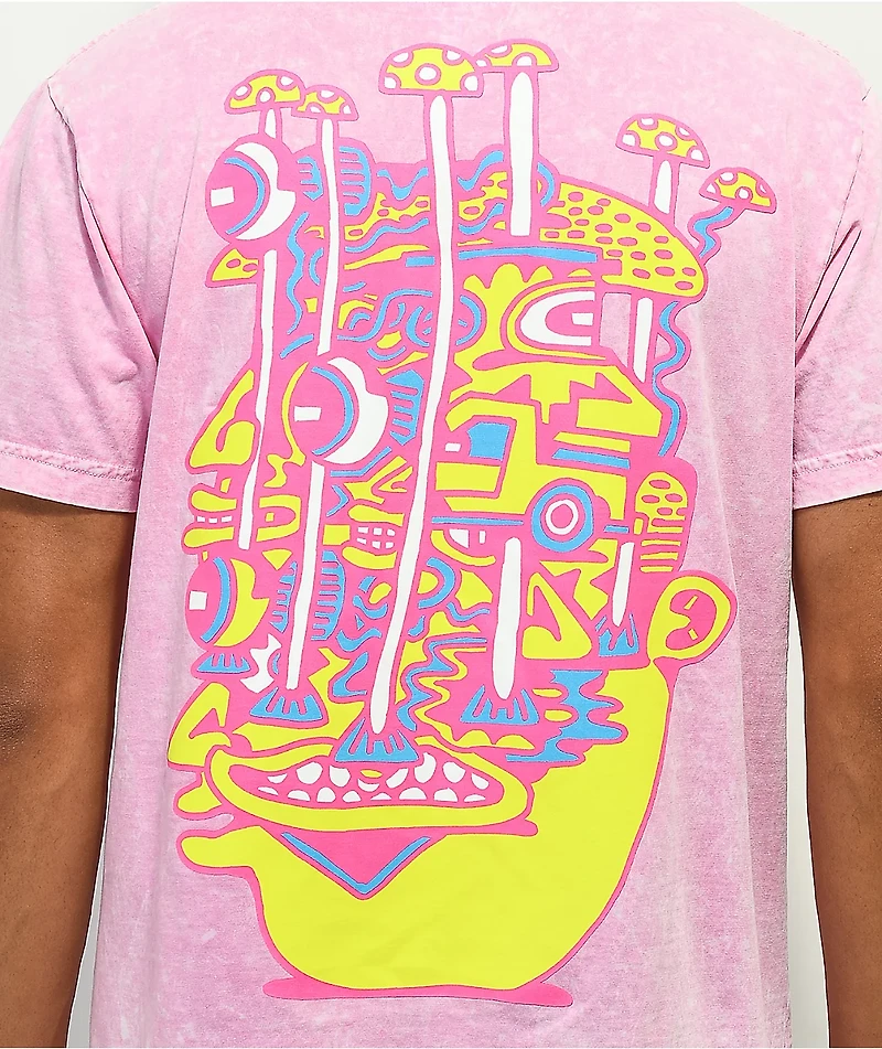 Killer Acid Looking Through You Pink Wash T-Shirt