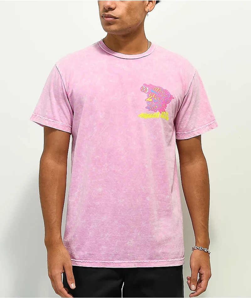Killer Acid Looking Through You Pink Wash T-Shirt