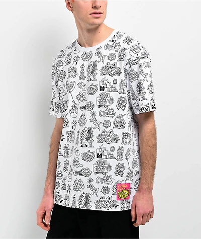 Killer Acid Los Gatos White T-Shirt
